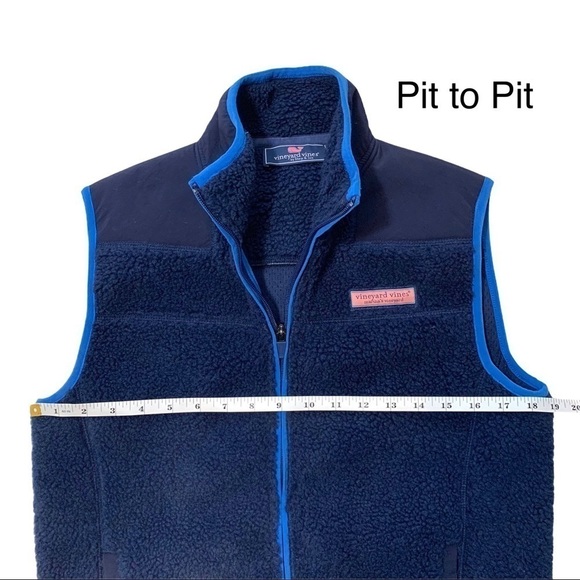 Vineyard Vines Boy’s Sherpa Fleece Lined Vest Large - Picture 9 of 12